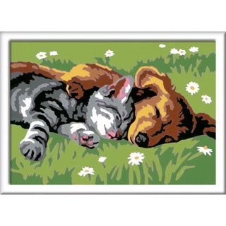 Ravensburger Crecer Malural na piosence śpiący pies i poes