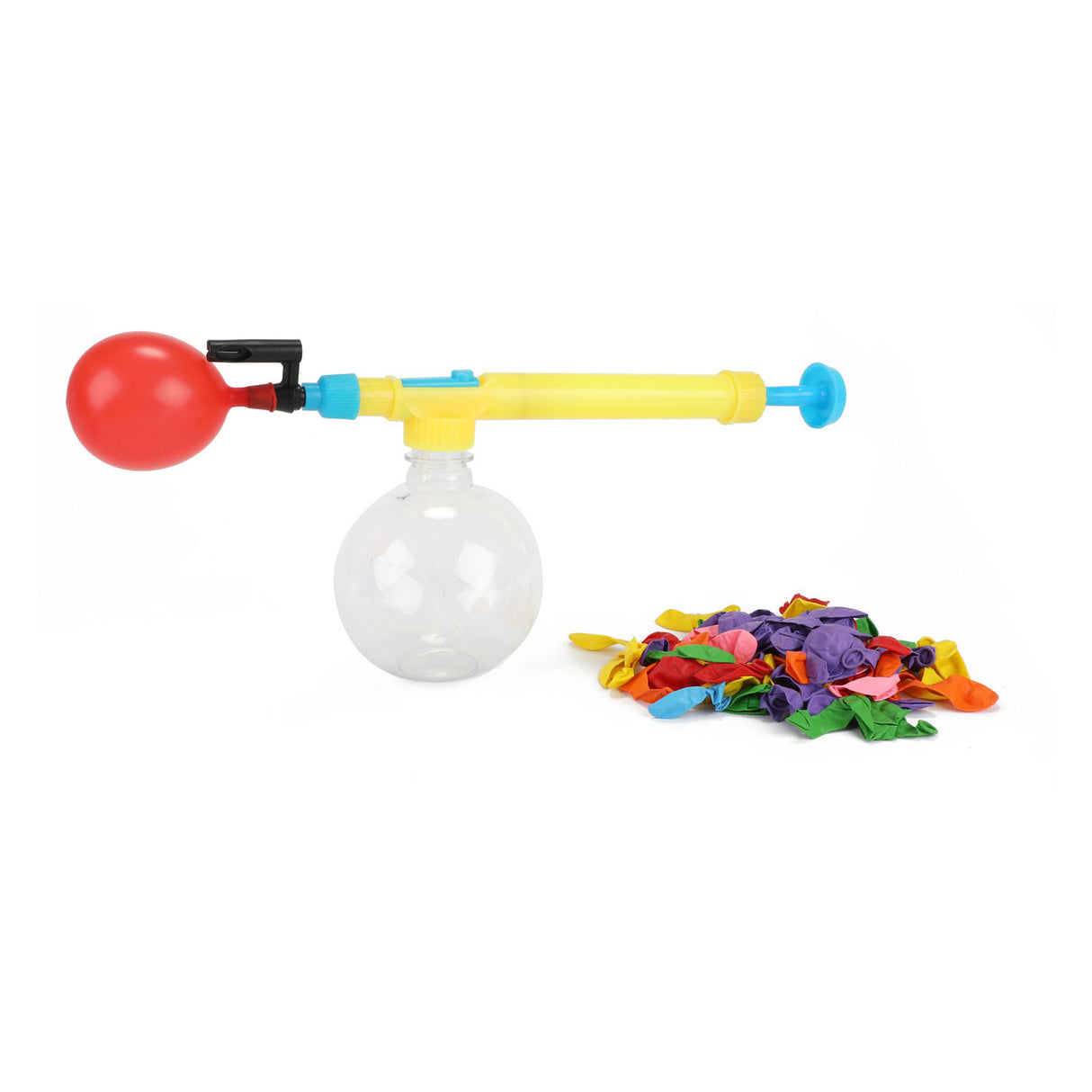 Spritzwasserballons mit 50 Luftballons pumpen
