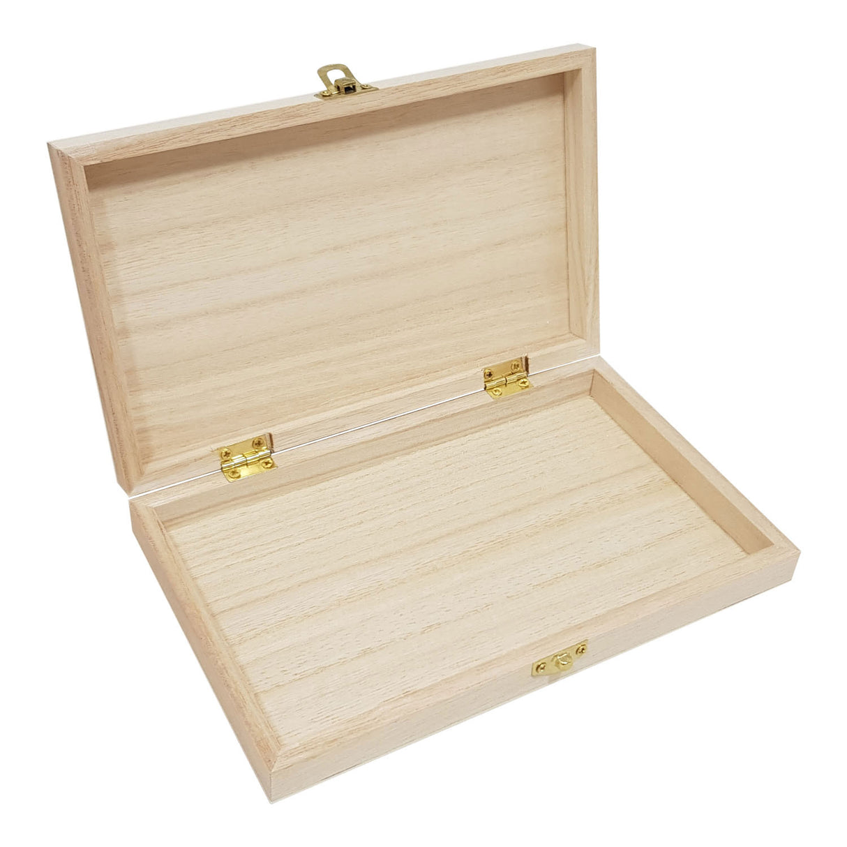 Pudełko prostokątne z pokrywką Paulownia Wood