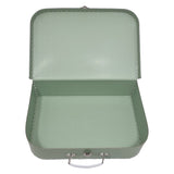 Playwood cardboard suitcase set green, 3st.