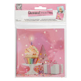 Conjunto de tarjeta de pintura de diamantes 13x13 cm 2 piezas 3 surti
