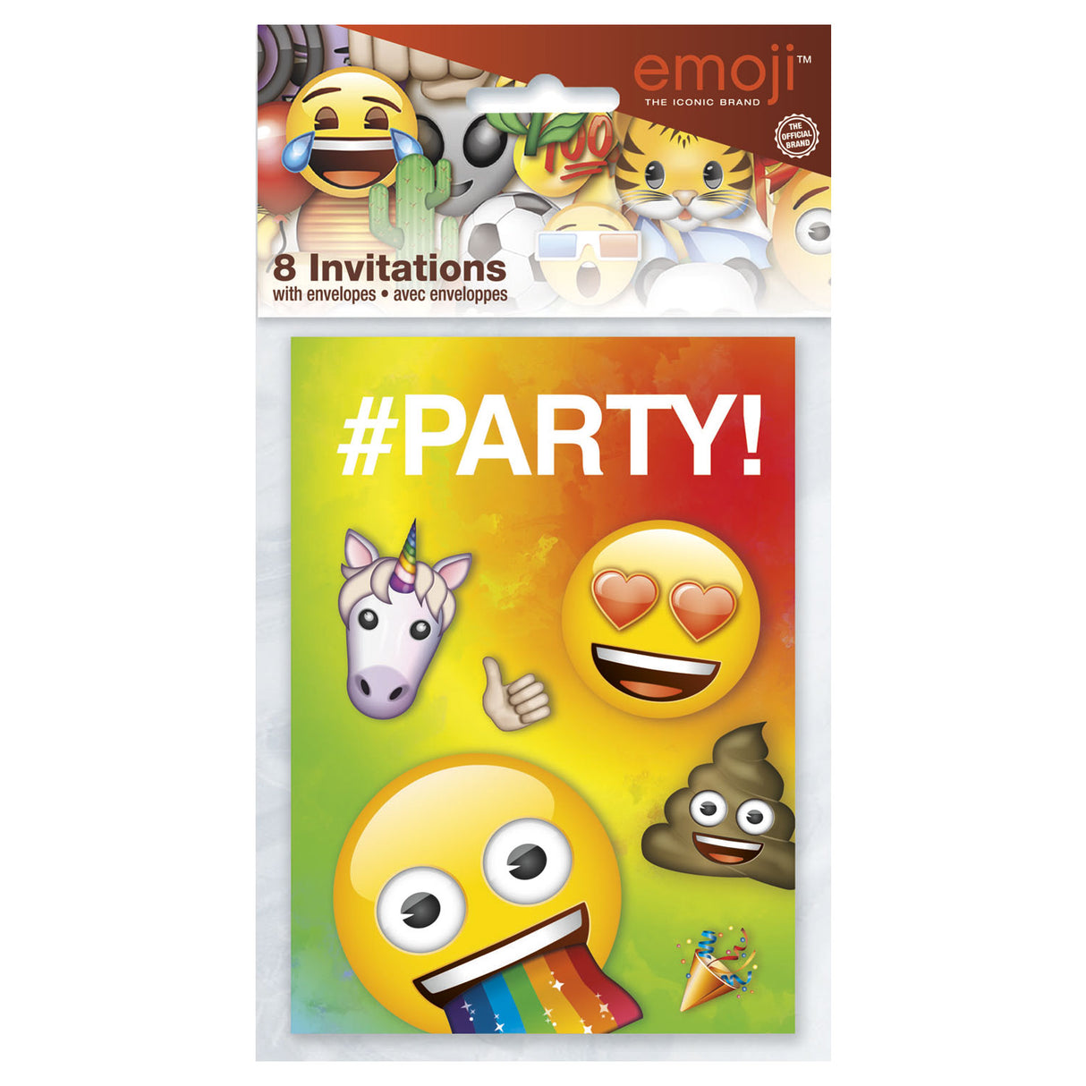 Haza Witbaard Povabila Emoji, 8st.