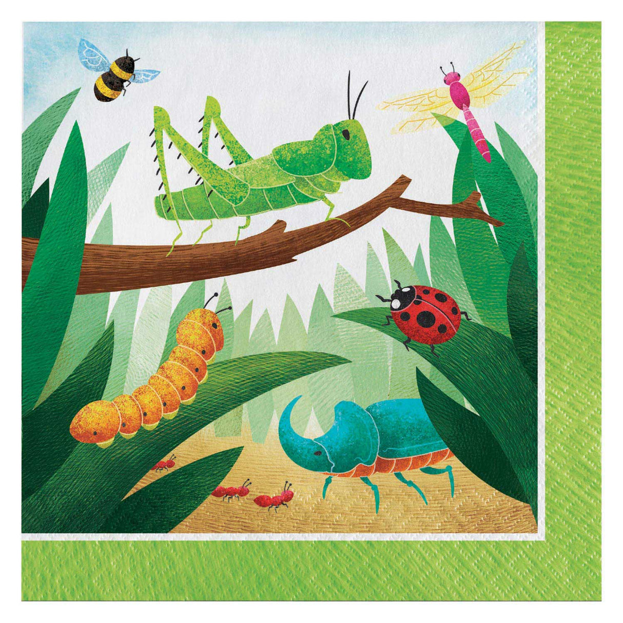 Haza Witbaard Insect Servietten, 16st.