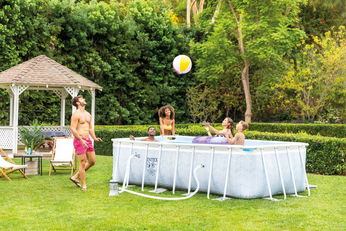 Intex Chevron Prism Frame Swimmingpool 400 x 200 x 100 cm