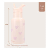 Kidzoom drikker flaske Sweet Sips Hartjes, 350 ml