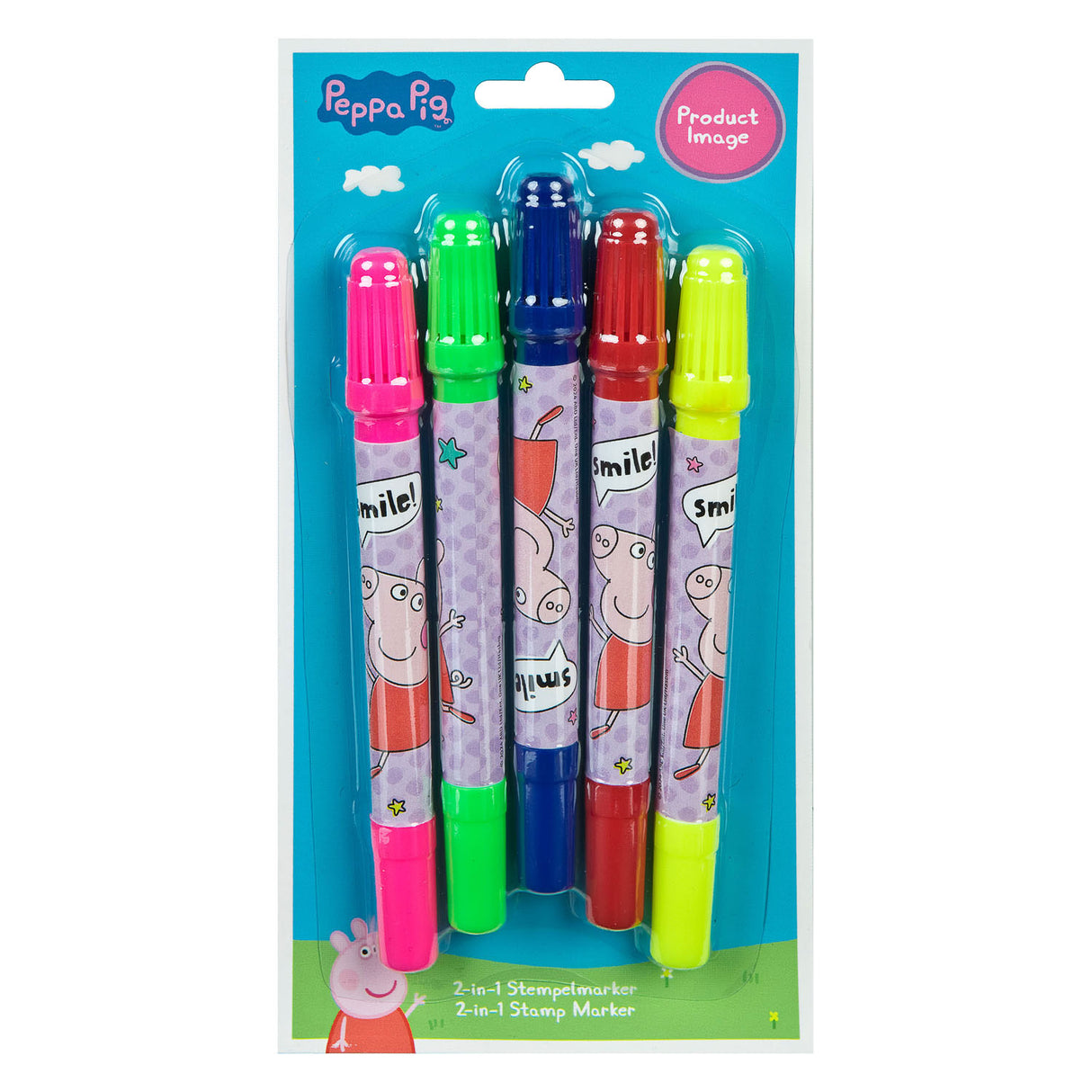 Undercover Stamp Stift 2in1 Peppa Pig, 4st.