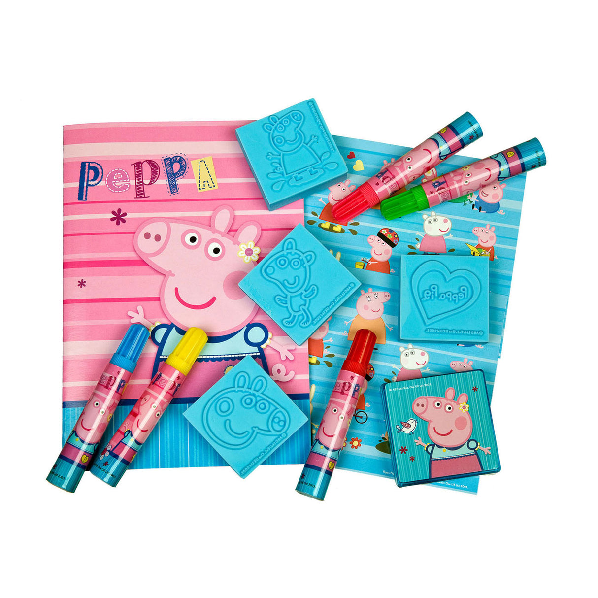 Mega tampon et coloriage d'infiltration peppa cochon