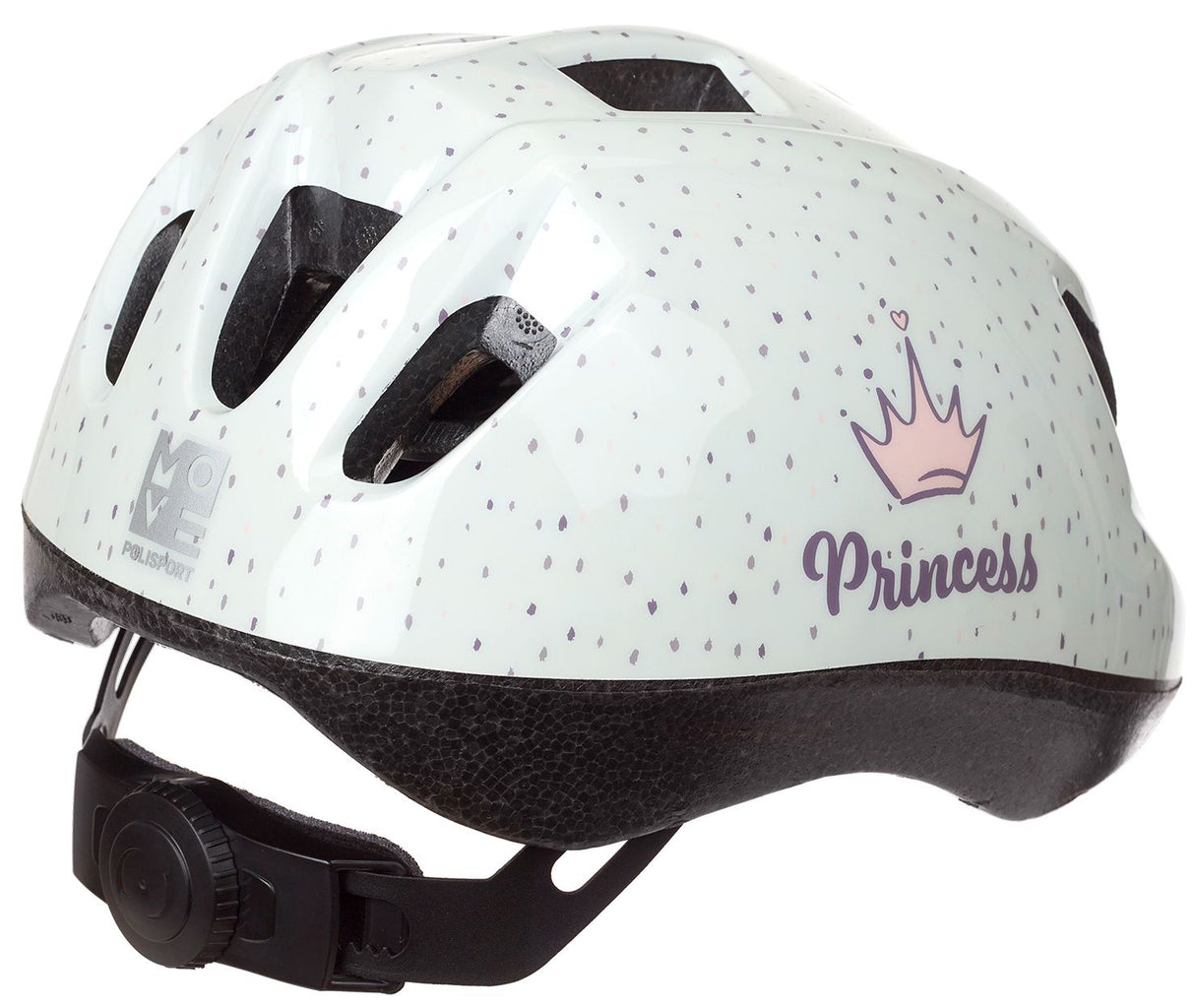 PoliSport Otroška čelada Crown XS 46-53 cm vijolična