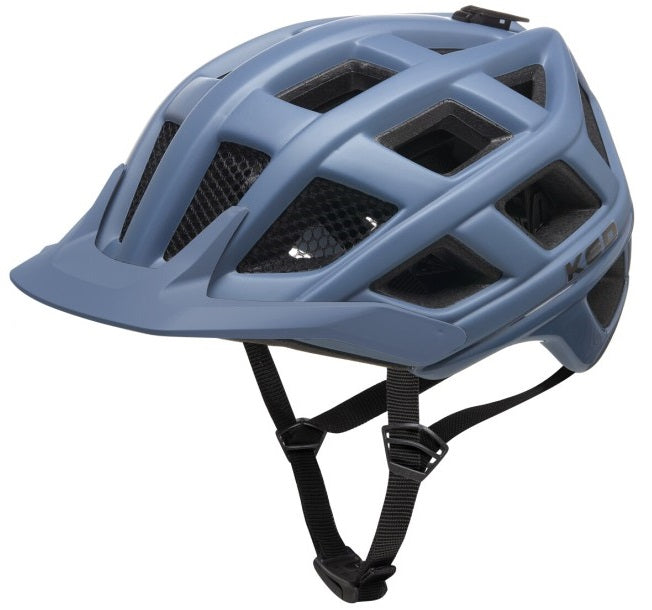 KED sykkelhjelm Crom XL (60-64cm) Blue Grey Matt