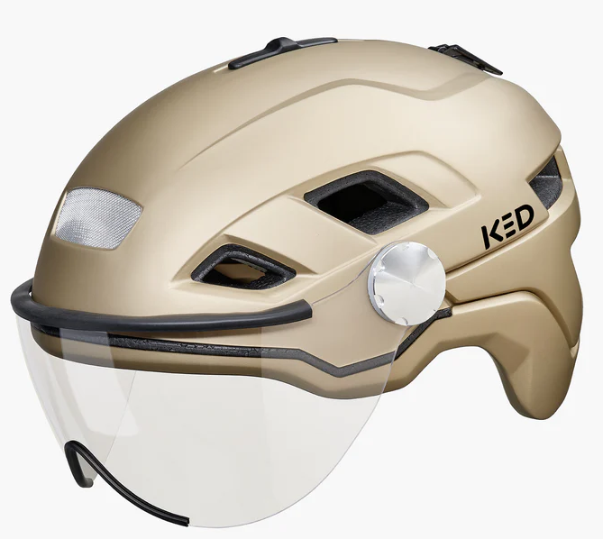 KED sykkelhjelm B-Fish X-Lite M (52-58 cm) Gold Metallic Matt