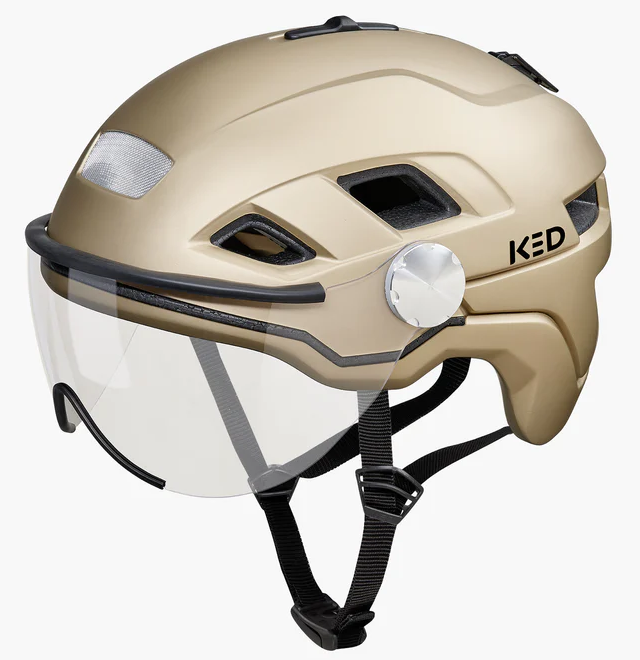 KED sykkelhjelm B-Fish X-Lite M (52-58 cm) Gold Metallic Matt