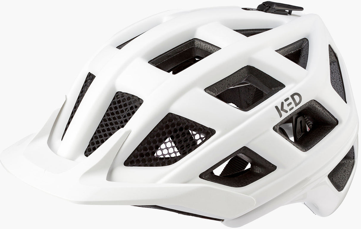 KED Bicycle Helmet Crom L 57-62 cm - bílý Matt