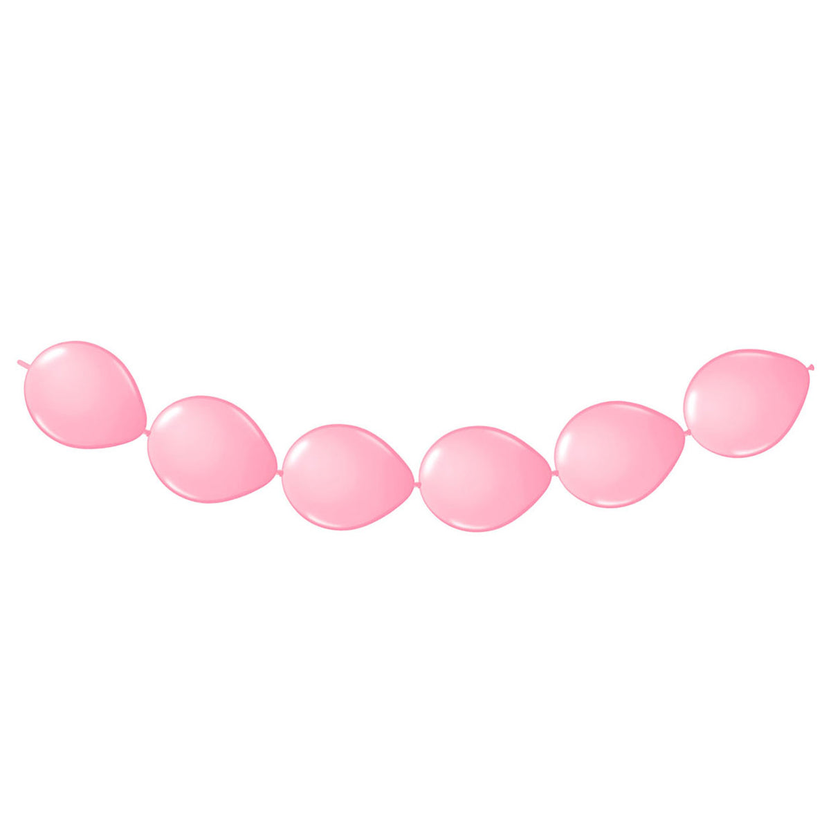 Rosa Knopfballons, 8..