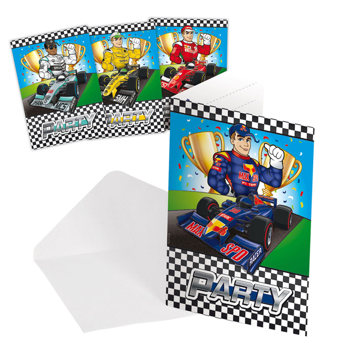 Invitations Formula 1, 8st.