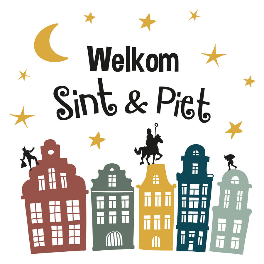 Folat BV Window -klistremerker velkommen Sint Piet