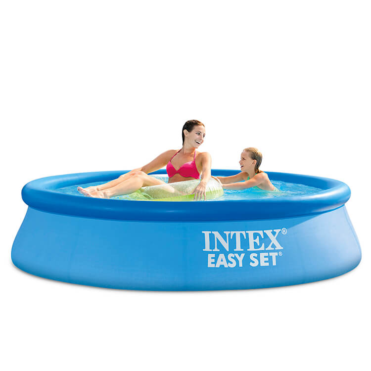 Intex let sæt swimmingpool 244 x 61 cm - med filterpumpe