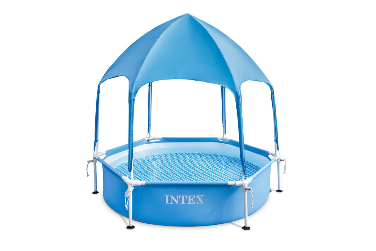 Intex canopy small frame swimming pool 183 x 38 cm