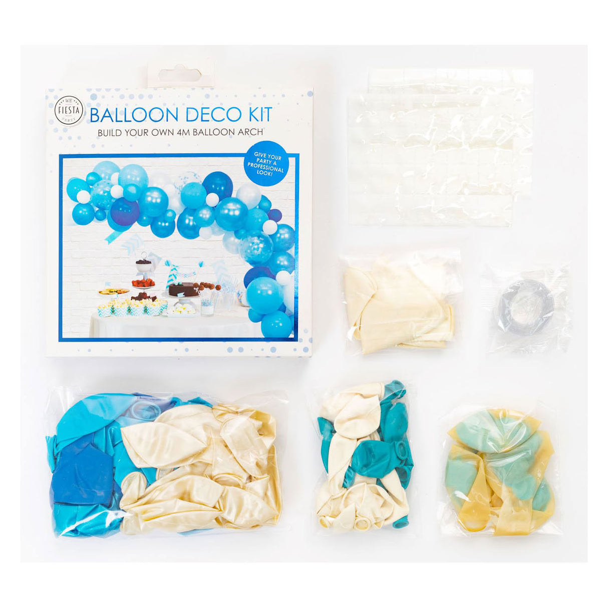 Balóny boog set modrá