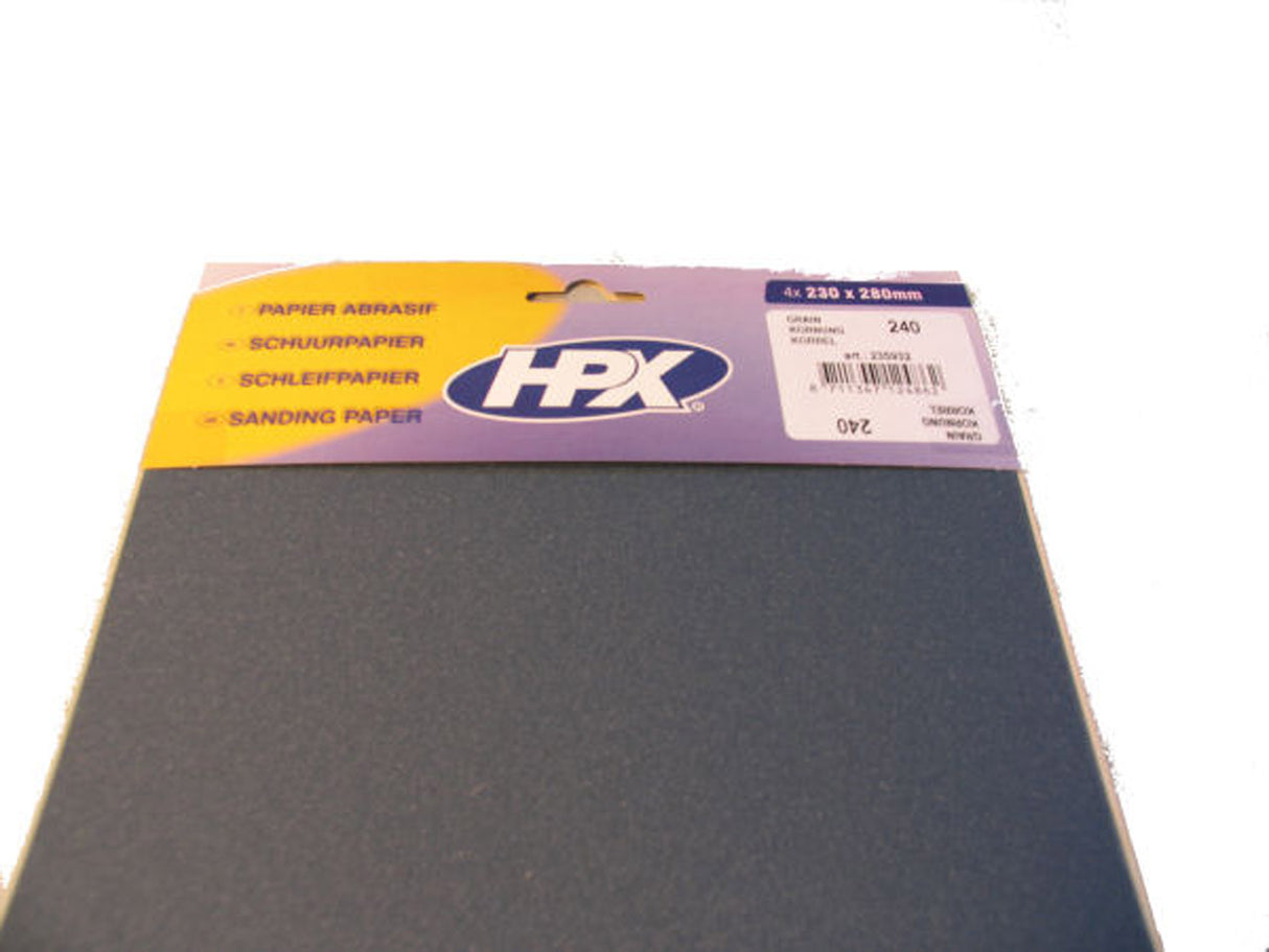 HPX sandpaper HPX Korrel 400 (4 pieces)