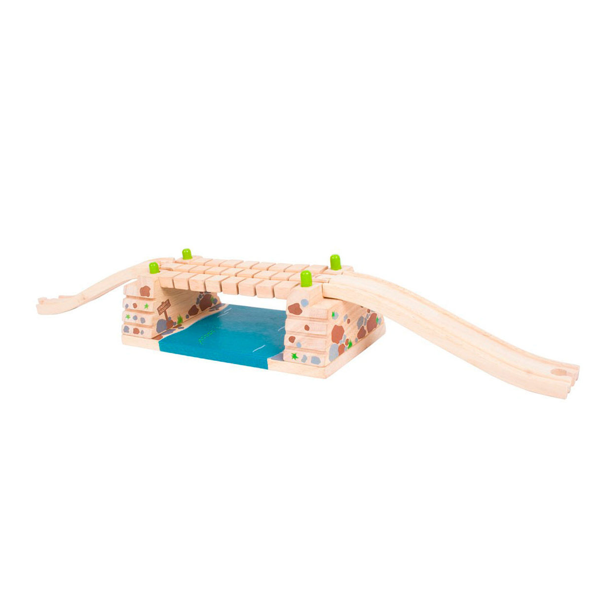 Bigjigs træskinner - Ratelbrug