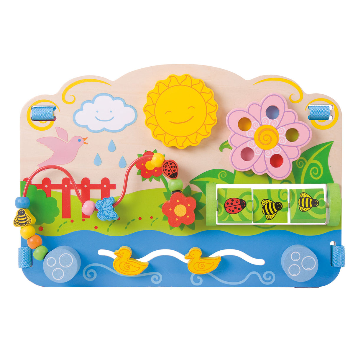 Bigjigs Fleur du tableau d'activité en bois