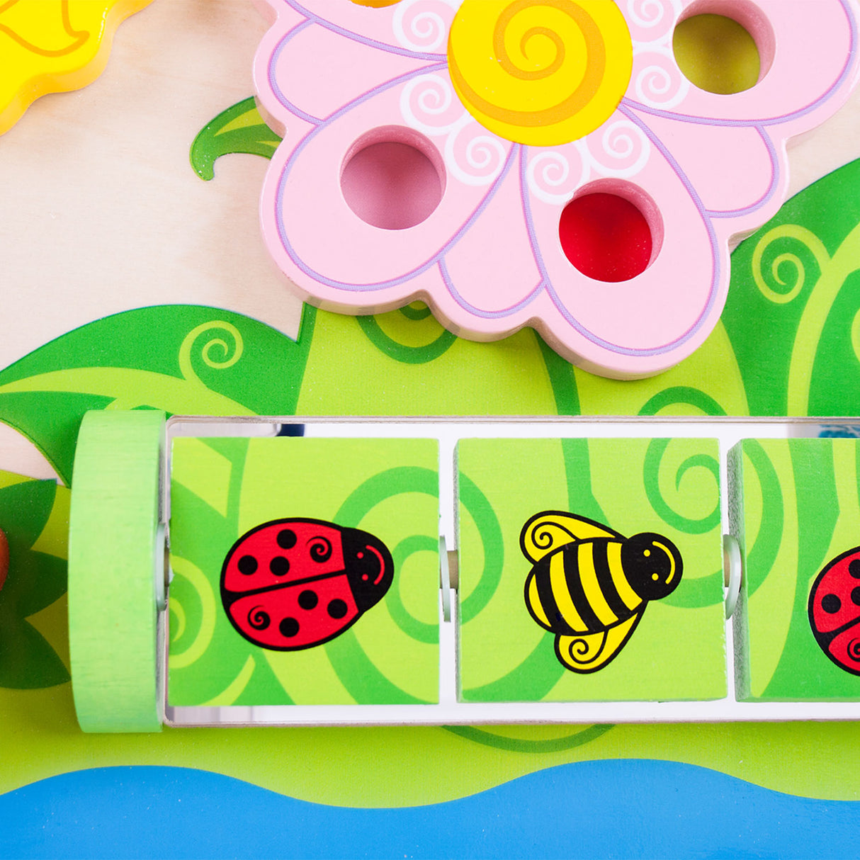 Bigjigs Fleur du tableau d'activité en bois