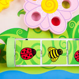 Bigjigs Fleur du tableau d'activité en bois