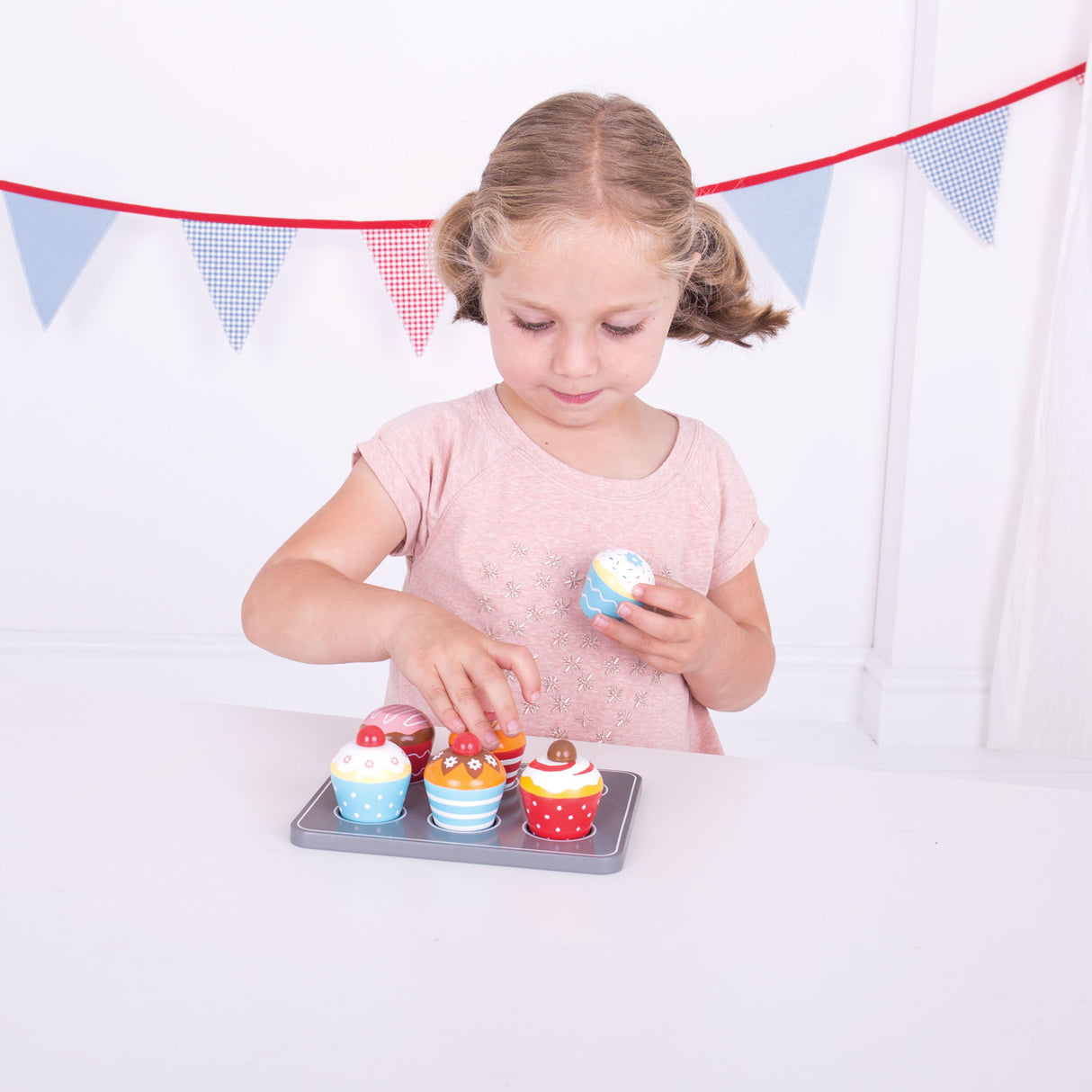 Bigjigs Holz Muffin Set