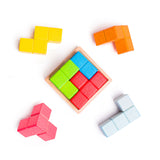 Lesena lock-a-cube kubus puzzle