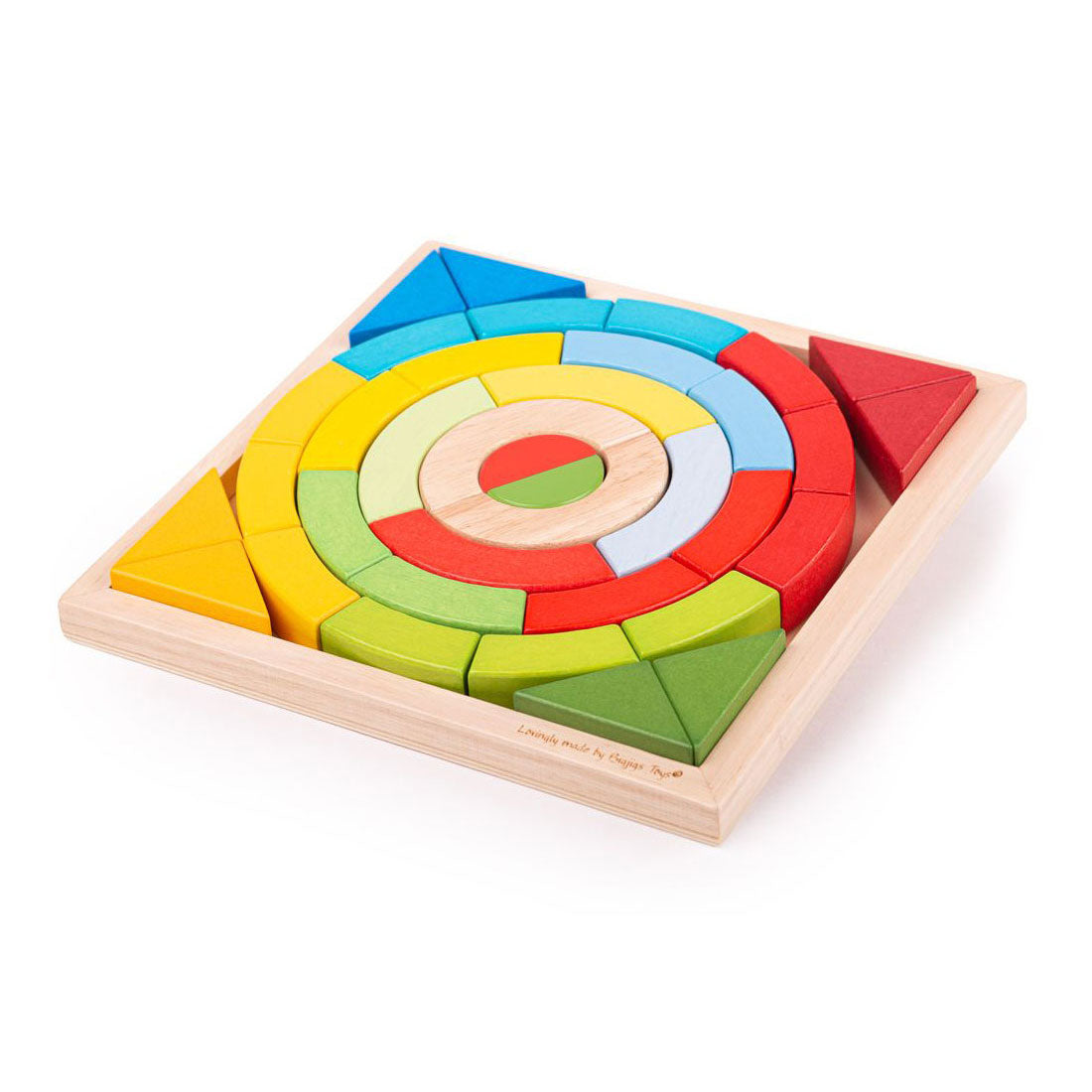 Bigjigs Holzbögen und Dreieck Bausteine