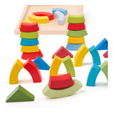 Bigjigs Holzbögen und Dreieck Bausteine
