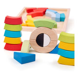 Bigjigs Holzbögen und Dreieck Bausteine