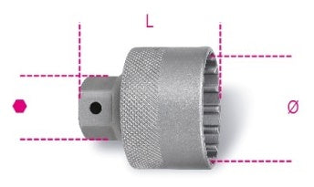 Beta 3793 3 Bottom Suprube Remover de 16 puntos 1 llave de 2 capas