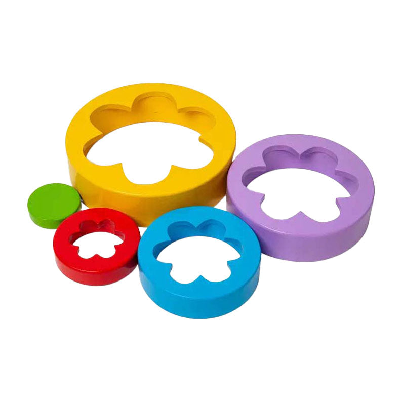 Bigjigs trätorn, 5dlg.