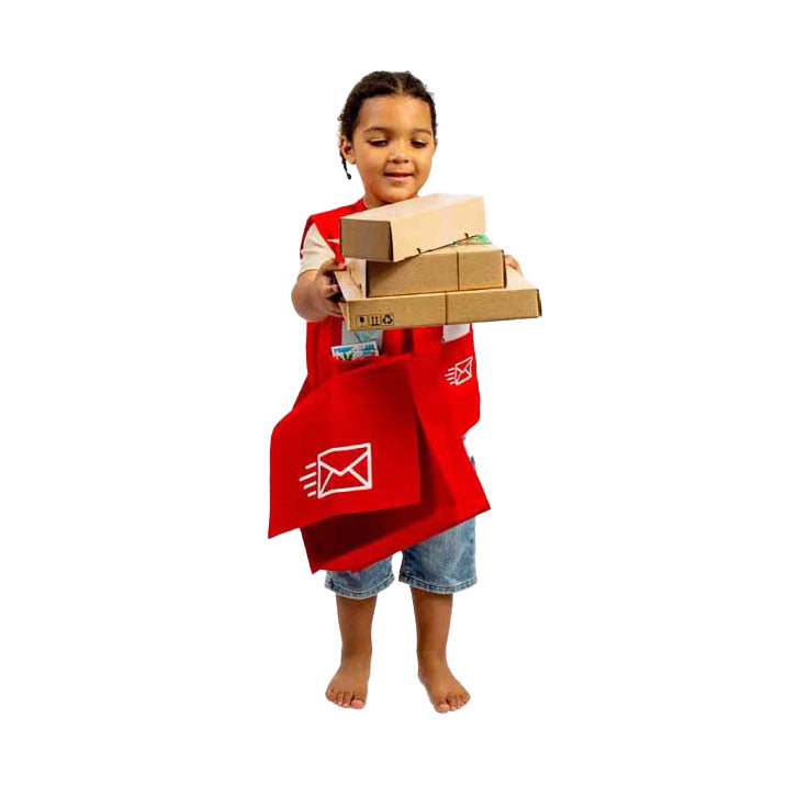 Bigjigs postbode verkleedset met accessoires
