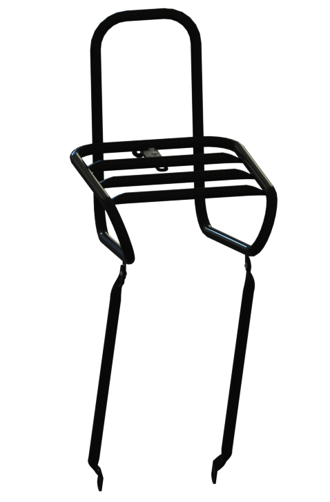 Forreste transportør steco glat sort 25 cm