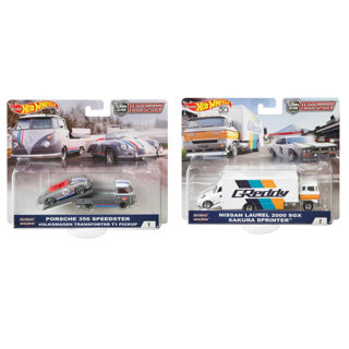 Mattel hot wheels premium team transport 2 pak assorti