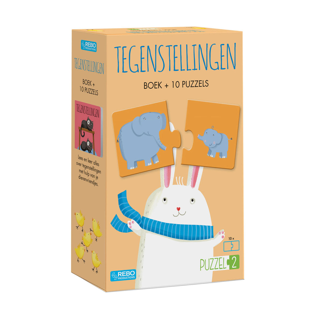 Rebo Verëffentlecher Puzzle2 - Buch Kontradiktioune mat 10 Puzzelen