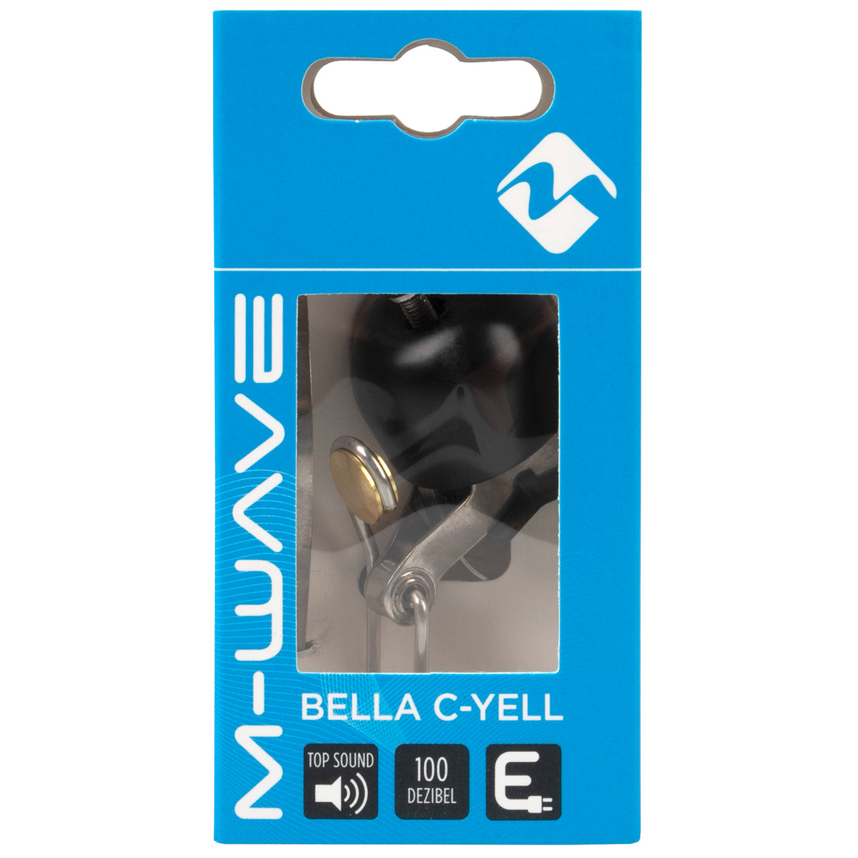 M-Wave Bicycle Bell Bella C-Yell Ø30mm-sort
