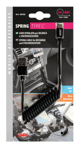 Lampa nabíjecí kabel typ C Optiline 100cm černá