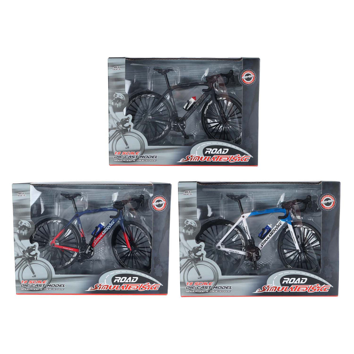 Racing Bike Die-Cast Color, 20,5 cm