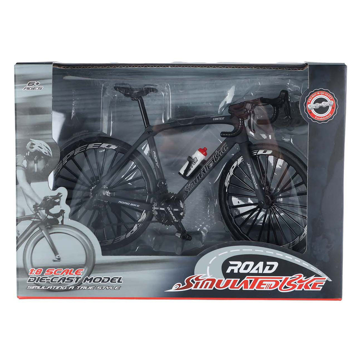 Racing Bike Die-Cast Color, 20,5 cm