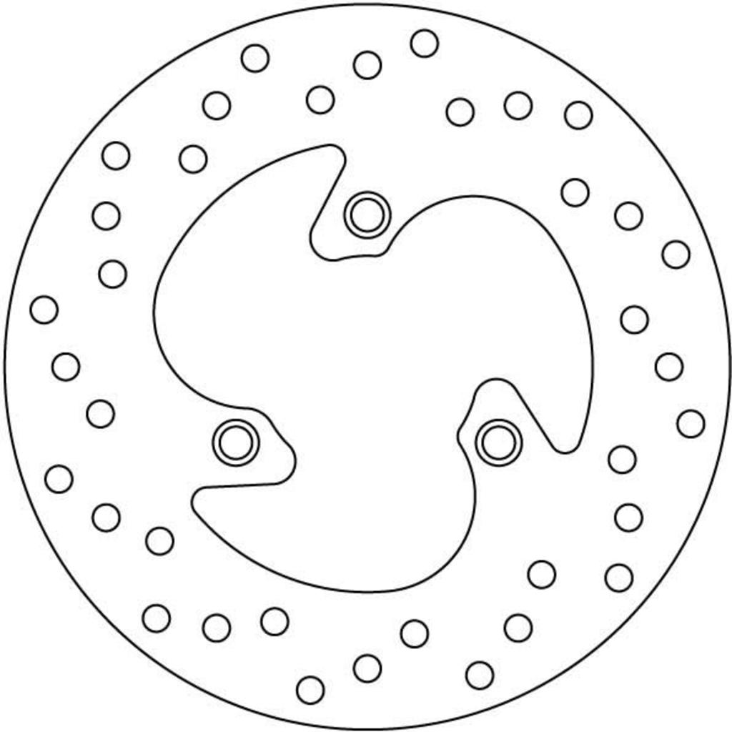 Newfren Brake Disc DF4001A | Aprilia Peugeot (vpředu za sebou)