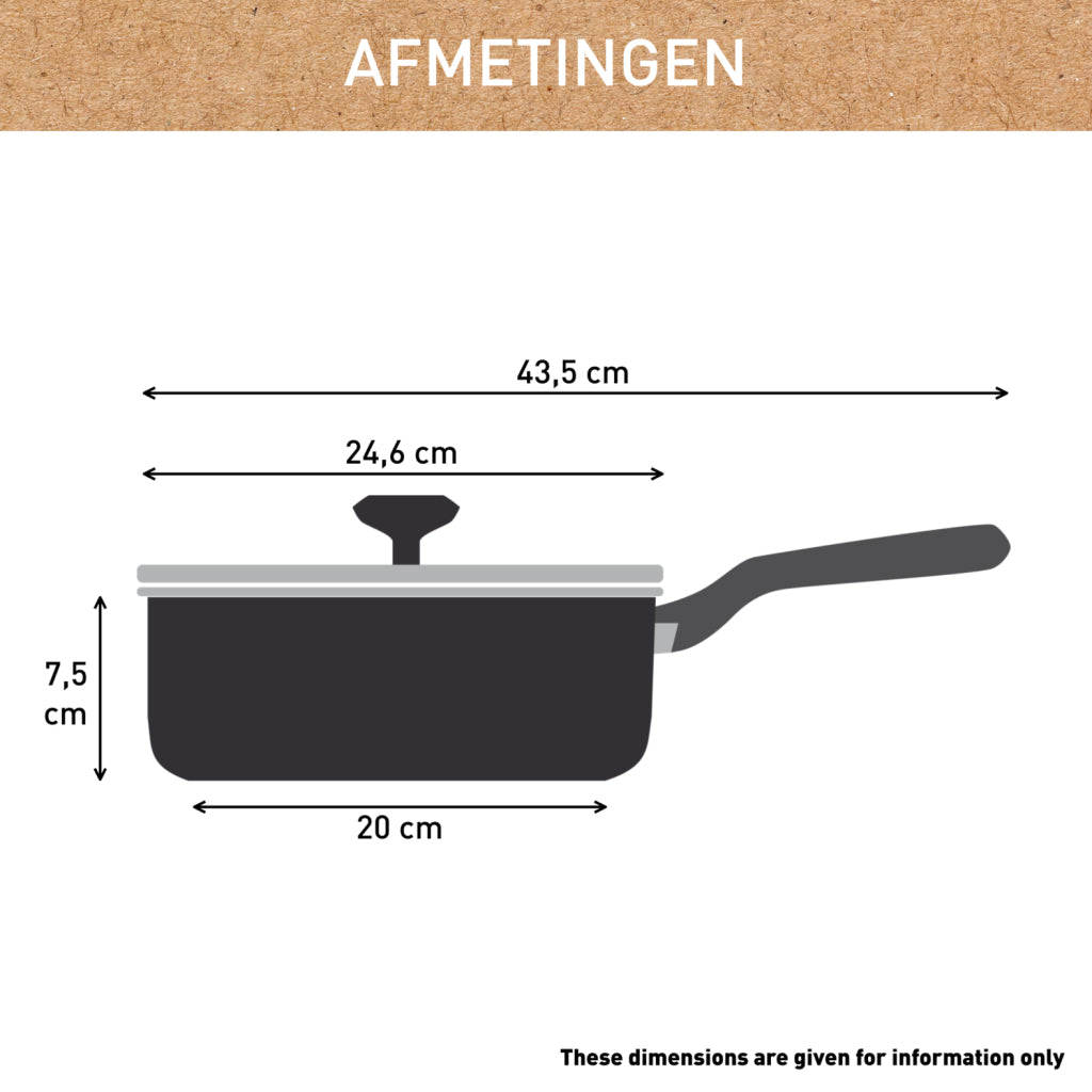 Tefal Tefal C42432 Renew+ Ceramic frying pan 24 cm with lid