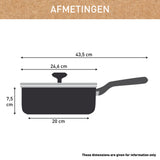 Tefal Tefal C42432 Renew+ Ceramic frying pan 24 cm with lid