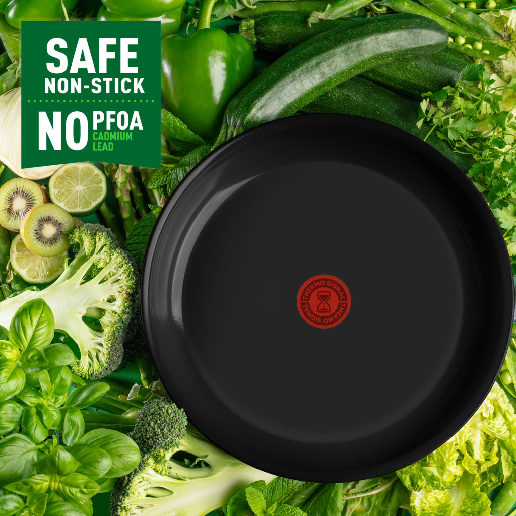 Tefal køkkengrej tefal forny sort stegepande 24 cm sort sort