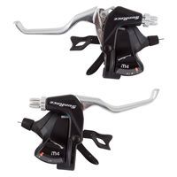 Sunrace Shifterset ST-M406 3x7 with brake handle black