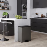 Curver Decobin Pedal bin 65L Cool Gray