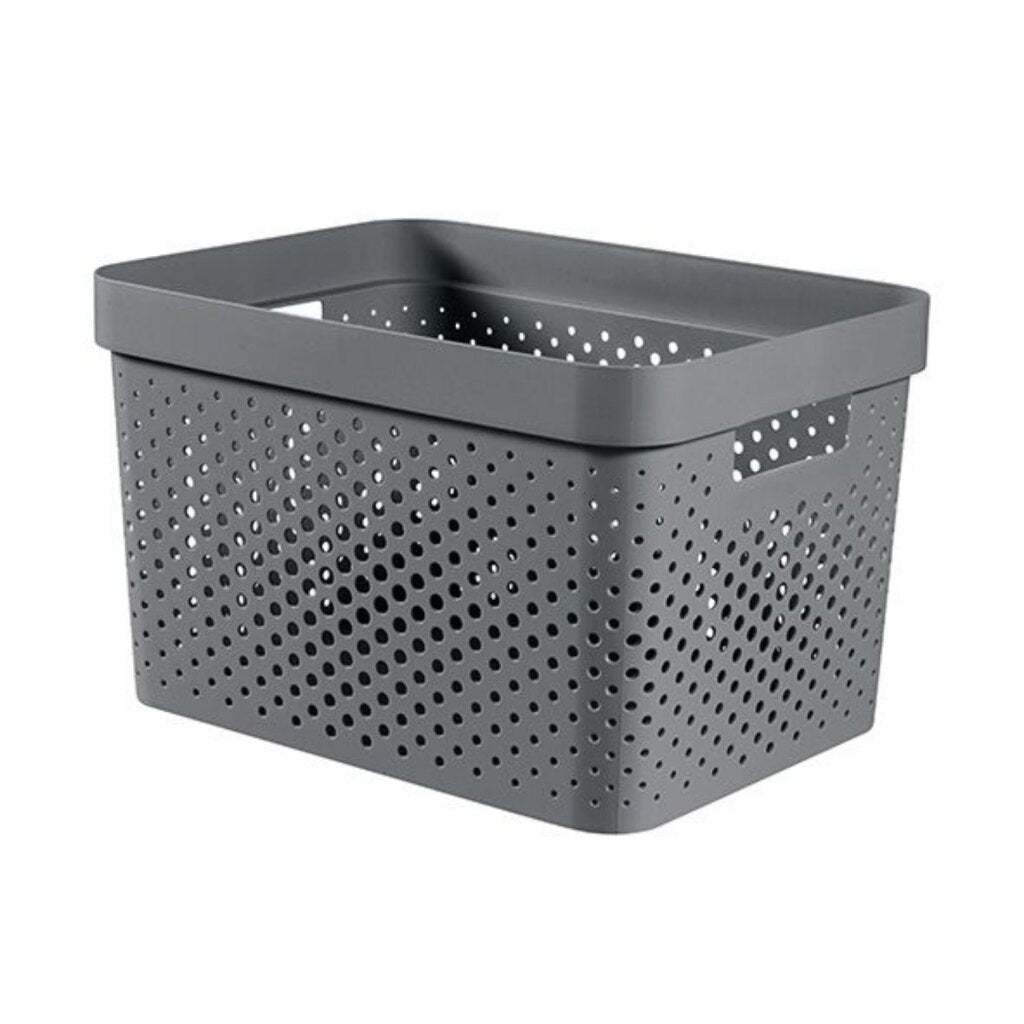Curver Infinity Dots Storagebox 17L Anthrazit