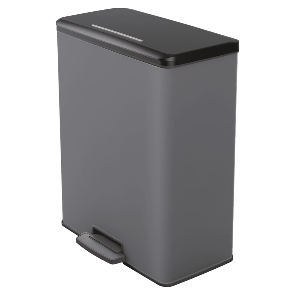 Duo per bidone del pedale del curver 26+26 l Raffreddamento grigio